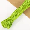 Banda Elástica Redonda de 2.5 mm de Colores en Stock, Cordón Elástico de Látex Hilado con Núcleo Blanco Natural, Banda de Goma Negra al por Mayor