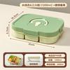Lancheira Estudantil Personalizada com Compartimento, Lancheira para Trabalhador de Escritório para Micro-ondas, Caixa Portátil para Conservação de Alimentos, Lancheira de Grande Capacidade