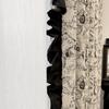Cortinas Shaoxing Retro Francês Fio Chenille Tingido Jacquard Preto e Branco Blackout Americano Quarto Sala de Estar Janela de Canto Produto Acabado