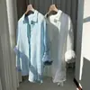 Camisa de Lino Picado Hielo para Mujer 2026 Primavera Verano Otoño Estilo Clásico Color Sólido Casual Perezoso Relajado Camisa de Manga Larga para el Trabajo