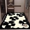 Alfombrillas de Piso de Cuero, Felpudos para Puerta de Entrada, Felpudos de Puerta de Entrada de Gama Alta Limpiables y Lavables, Alfombras Resistentes a las Manchas y Antideslizantes que se Pueden Cortar
