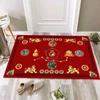Tapetes de Puerta Siete Estrellas, Tapetes de Piso Nafu, Alfombras, Tapetes para Pies de Entrada Sala de Estar, Tapetes Moneda Cinco Emperadores para Recibidor