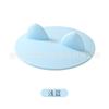 Fabricantes en stock lindas orejas de gato cubierta de silicona para taza taza de cerámica cubierta de silicona promocional para taza forma tridimensional de dibujos animados