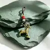 Llavero de Oveja de Dinero con Dibujo de Aleación Retro, Oveja Inacabada del Zodiaco Doce, Colgante de Moneda de Cobre, Llavero de Coche Estilo Chino