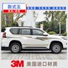Adequado para 10-20 adesivos de carro Toyota Bully Prado Adesivos decorativos criativos Adesivos de flores de carro pintados