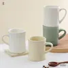 Canecas de Cerâmica Fofas de Cachorrinho Cor Creme da Moda para Atacado, para Café da Manhã, Leite, Canecas de Casal, Personalizáveis