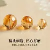 Cuentas Sueltas de Cristal Natural, Cristal Amarillo, Cristal Torre Amarillo, Cuentas Redondas, Accesorios para Joyería DIY, Mayoreo