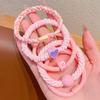 Colorida Banda Elástica Grande Circular para Niños No Daña Cuerda para el Cabello de Niñas Corea del Sur Accesorios para el Cabello de Bebé Banda para el Cabello Lazo Banda Elástica para el Cabello