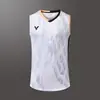 24 Nuevos Trajes de Bádminton Victory para Hombre Sin Mangas Estrella Exclusivo Nara Oka Kung Datong Competición Profesional Secado Rápido