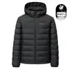 Chamarra de plumas para hombre, marca de alta calidad, nuevo estilo de invierno, engrosada y cálida, prenda exterior para hombre, moderna