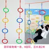 Escada de Corda de Treinamento Infantil Suspensa no Teto Aparelho de Treinamento Indutivo Fitness Anel de Levantamento Swing Swing Swing Esportes Escalada