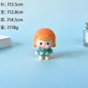 Mini figura de moda que brilla en la oscuridad, adorno de escritorio lindo versión Q, muñeca de niña adorable, juguete de regalo de cumpleaños, decoración transfronteriza
