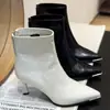 Botines de Tobillo con Tacón de Aguja Puntiagudo Elegantes Estilo Coreano para Mujer 2026 Novedad de Moda Otoño Sexy Elegantes de Tacón Alto Lujo Ligero Adelgazantes