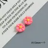 Acessórios de Resina Flor Margarida Colorida Pequena DIY Cola de Creme Capa de Celular Ímã de Geladeira Furo Fivela de Sapato Acessórios para Cabelo