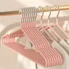 Percha de acero inoxidable engrosada antideslizante, sin marcas, engrosada, para dormitorios de estudiantes y uso doméstico, protege los hombros de la ropa
