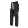 Verão 2026 Novo Calça Casual Fina de Seda Gelada Masculina Reta Solta Cordão Esportiva Longa Respirável Caimento