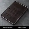Bandeja de Té para Uso Doméstico, Hecha de Madera de Ébano Negra, Nuevo Modelo 2026, Juego Completo de Té Kung Fu con Drenaje y Almacenamiento de Agua, Mesa de Té Pequeña para Preparación Seca