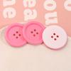 Macarrón Japonés Color Sólido Botón Redondo Accesorios DIY Accesorios Hechos a Mano Accesorios para Botones de Ropa Material al por Mayor