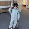 Traje de Mezcla de Algodón para Niños Primavera y Otoño Ropa Deportiva de Otoño para Niños Atractivo y Moderno de Moda Traje de Cachorro de Primavera para Bebés