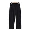 Pantalones de Mamá Verano Delgados Seda de Hielo Pantalones Casuales Nueve Puntos Pantalones para Mujeres de Mediana Edad y Ancianas Cintura Elástica Pantalones Rectos Elásticos de Abuela