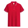 Camisa polo de solapa para hombre y mujer, ropa de trabajo de manga corta personalizada, impresión de publicidad, camisa cultural, ropa para grupo, logo de ropa de trabajo personalizado