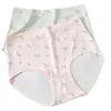 120-160 jin plus size seda gelada textura BS sensação refrescante tecido de nylon estampa fashion calcinha feminina 3390 Nan