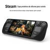 Capa protetora de silicone para host de jogo Steam Deck Steam Deck com partículas antiderrapantes proteção do host cola macia