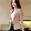 Blazer Feminino, Primavera e Outono, Estilo Coreano, Novo Modelo Europeu 2026, Corte Slim, Jaqueta de Terno de Um Botão