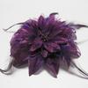 Broche de flores de seda, nuevo tocado de actuación para niños, ramillete de flores, traje de flores, flor grande, pluma, accesorios para el cabello, ropa, tulipán
