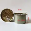 Lata de hojalata con tapa de aro Caja para pastel Salsa de res Olla caliente Salsa para mojar Té en lata Lata sellada Resistente a altas temperaturas