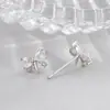Pendientes de Lazo de Nuevo Estilo con Diamantes Brillantes, Versátiles para el Uso Diario, Gama Alta, Compactos, Diseño de Nicho, Joyería para Orejas para Mujeres