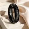 Anillos Populares Europeos y Americanos de El Señor de los Anillos de Acero de Titanio, Anillos de Pareja de Acero Inoxidable que no se Desvanecen, Joyería de Mano de Moda al por Mayor