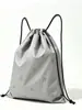 Mochila con Cordón 2026, Impermeable Engrosada, Adecuada para Clases de Entrenamiento, Viajes, Eventos, Impresión de Logo, Mochila con Cordón Versátil