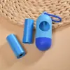 Caja de Almacenamiento de Residuos de Mascotas tipo Cápsula, Material Biodegradable, Bolsas para Excremento de Mascota de Color Sólido Tipo Rollo para Exteriores, Suministro al por Mayor