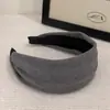 Diadema de Punto Ancha Estilo Hong Kong Transfronteriza para Mujer al por Mayor, Diadema de Punto de Lujo Ligero, Goma para el Cabello de Peluche, Pasador, Accesorio para el Cabello