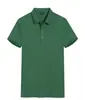 2025 Nueva Camiseta de Manga Corta para Hombre Verano Nueva Transpirable y Amigable con la Piel Juvenil Camisa Polo de Negocios Estilo Caliente de Exportación