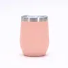 Copo Térmico Aço Inoxidável 304 Tipo Casca de Ovo Mini Copo de Água para Carro 12oz Copo de Ovo Copo de Água Portátil com Revestimento Spray
