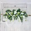 Arreglo floral de ginkgo decorativo para colgar en la pared Fondo de tablero KT para bodas al aire libre Arco de flores artificiales para arreglo de jardín