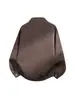 Jaqueta de couro retro americana para homens, primavera e outono, corte casual solto, gola de lapela, casaco oversized de couro PU, alta qualidade, transfronteiriço