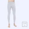 Pantalones largos de color liso para hombre, pantalones para adulto de cintura alta, holgados, talla grande, pantalones de lana para otoño e invierno, pantalones interiores finos, cálidos