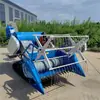 Cosechadora de Orugas de 15 Caballos de Fuerza para Trigo y Arroz, Tipo Montable, Cosecha y Trilla, Cosechadora Combinada Doméstica Tipo Montable
