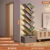 Estantería con Forma de Árbol de Pie Estante de Almacenamiento para Dormitorio Gabinete para Sala de Estar Estantería de Almacenamiento Simple Hogar Estantería Estrecha Creativa de Múltiples Niveles