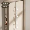 Gancho de Roupa Sem Furo Gancho Traseiro de Porta Fileira Vertical Gancho de Roupa de Metal Pendurado na Porta Rack de Armazenamento Bolsa Chapéu Armazenamento