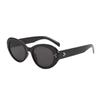 Nuevas Gafas de Sol Retro de Moda Transfronteriza Europea y Americana para Mujer, Ovaladas, Ojo de Gato, Modernas, Protección UV, Gafas de Sol Arco del Triunfo, Tendencia