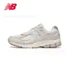 Zapatos Putian Puros Originales Serie Nb2002R Gris Yuanzu para Hombres y Mujeres Retro Casual Deportivos Puros Originales Transpirables Zapatos de Papá