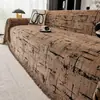 Manta de Sofá Estilo Retro de Pelo de Camello para Todas las Estaciones, Cojín Antideslizante para Asiento, Resistente a Arañazos de Gato, Funda de Sofá de una Pieza con Borlas