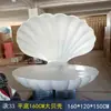 Fibra de Vidrio Tema Marino Escena Arreglo Centro Comercial Fachada de Tienda Celebridad de Internet Registro Fondo para Fotos Decoraciones Adornos de Conchas