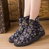 Zapatos Casuales de Algodón Nuevos Otoño e Invierno 2026 para Mujer, con Forro Polar Añadido y Engrosados para Calidez, Adecuados para Madres de Mediana Edad y Mayores, Zapatos de Tela del Viejo Pekín