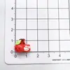 Accesorios de Arte para Uñas de Dibujos Animados de Manzana Roja Uñas Portátiles para Niños Pinzas para el Cabello Pendientes Hechos a Mano DIY Árbol Accesorios para Dedos Descompresión Cruz