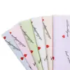 Papel para envolver ramos de flores, papel de regalo, materiales florales para manualidades, texto en inglés con forma de corazón, papel de regalo para fiestas